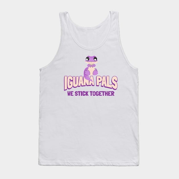 Iguana Pals - We Stick Together Tank Top by lildoodleTees